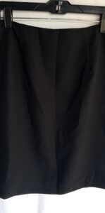 Ilyse Hart 8 Black Lined Pencil Skirt